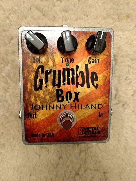 metal pedal grumble box|Grumble Box .